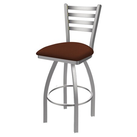 Holland Bar Stool Co 25" Swivel Counter Stool, SS Finish, Rein Adobe Seat 41025SS023